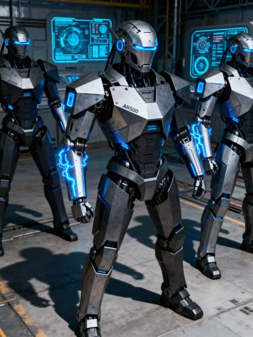Cyberstyle Guard Robots Made of AR500 Steel Cyberstyle Guard Robots Made of AR500 Steel