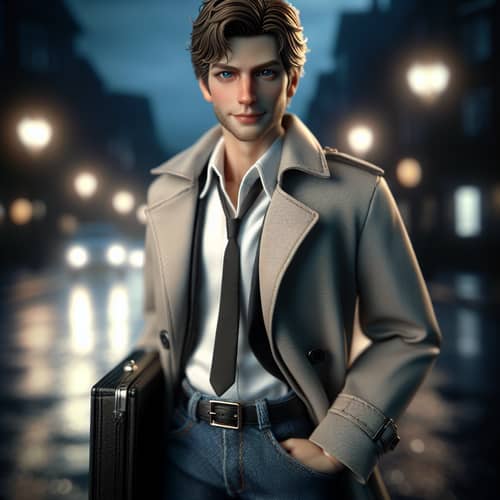 Meet Joshua Dangerfield: A Mysterious Caucasian Man at Twilight