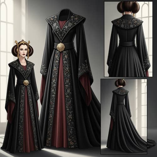 Queen Amidala's Iconic Dress Sewing Pattern