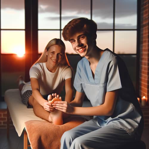 Teen Foot Massage: Relaxing Spa Experience for Wellness