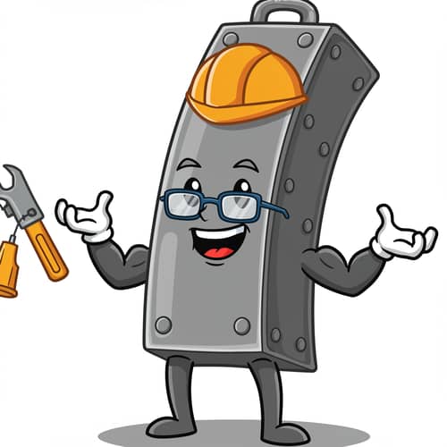 Animated Mascot for Construction Supports