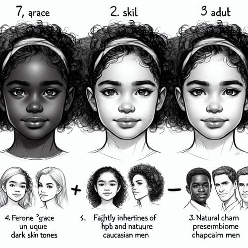 Beautifully Diverse Portrait of a Seven-Year-Old Girl