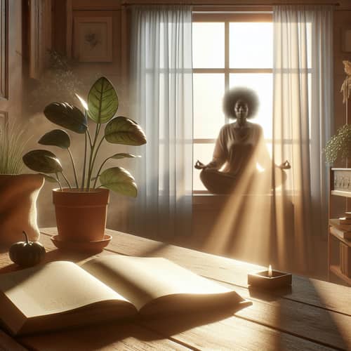 Spirituality in Everyday Life: Serene Scene of Meditation