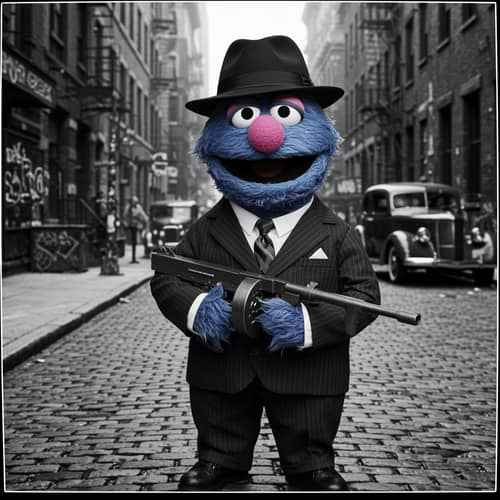 Telly Monster as Bumpy Johnson: A Unique Look
