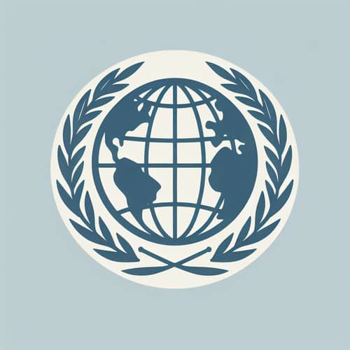 Global Cooperation and Unity Symbol - UN Logo