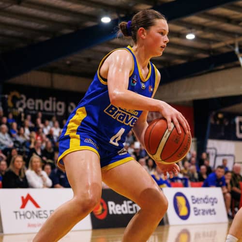 Dynamic NBA Basketball Shot at Red Energy Arena