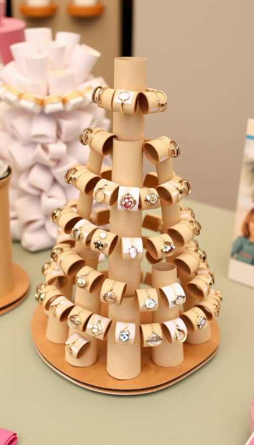 DIY Tiered Vendor Ring Display Ideas DIY Tiered Vendor Ring Display Ideas