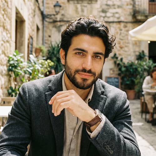 Handsome Middle-Eastern Man: Captivating Portrait Handsome Middle-Eastern Man: Captivating Portrait