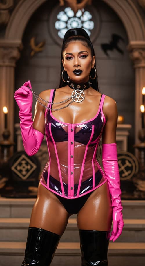 Nicole Scherzinger: Sultry Satanic Style Shoot