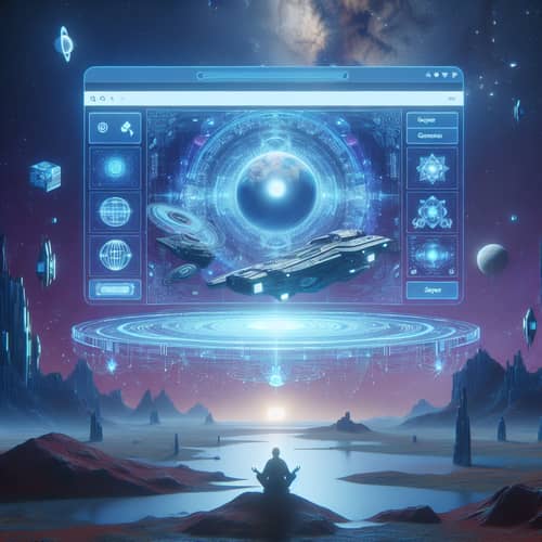 Website Interface from Another Galaxy