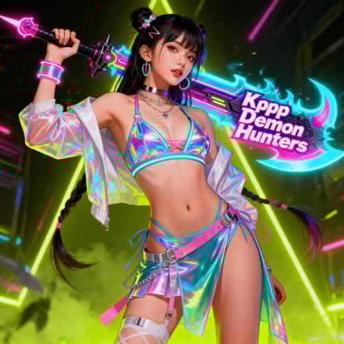 Zoey in Bikini - Kpop Demon Hunters