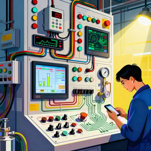 Advanced Instrumentation & Control System Illustration Advanced Instrumentation & Control System Illustration