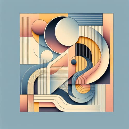 Abstract Expressions Art Piece - Color, Shape, Form