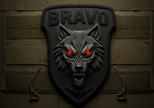 Elite Military Patch for Bravo Squad