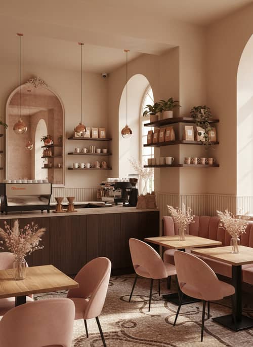 Stunning Custom Coffee Shop Interior Design