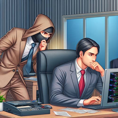 Yarik Steals Code from Uzbek | Covert Scene Unfolds