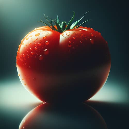 Fresh Organic Tomato: Juicy & Vibrant Red