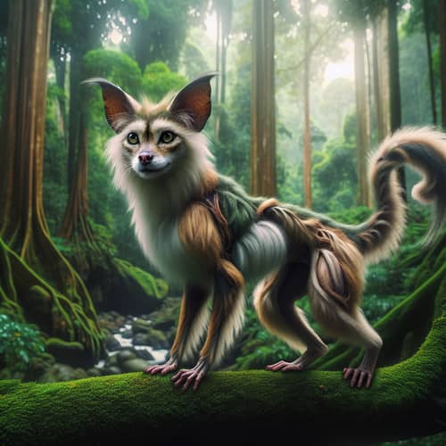 Discover the Unique Dog-Monkey Hybrid Creature