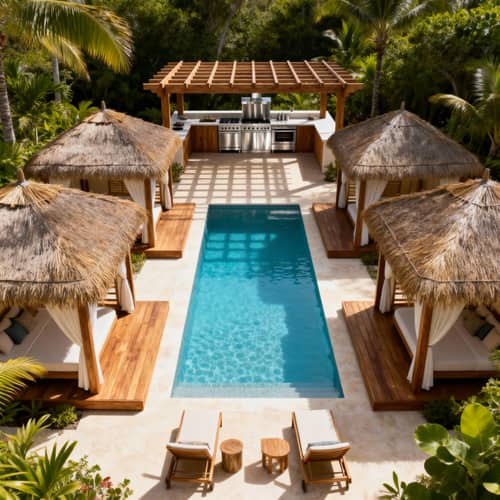 Charming Resort with Cabanas and Pool
