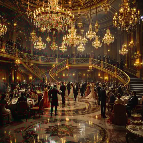 Opulent Victorian Mansion: A Night of Suspense and Elegance