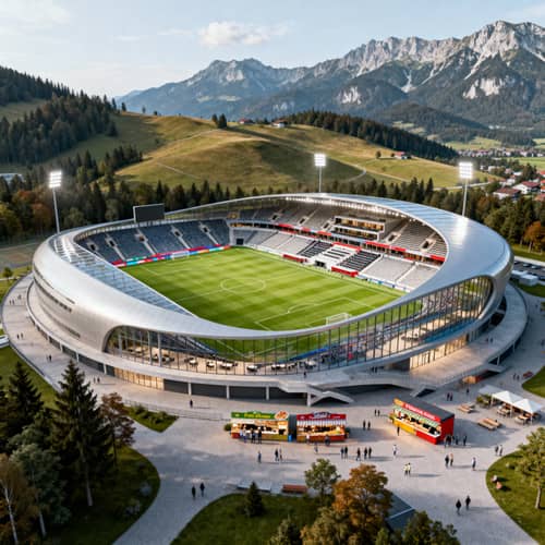 New Football Stadium in Bled