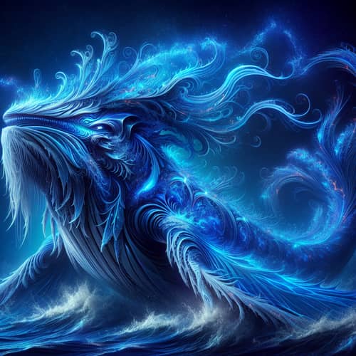 Primal Kyogre: Ocean-Dwelling Majestic Blue Creature