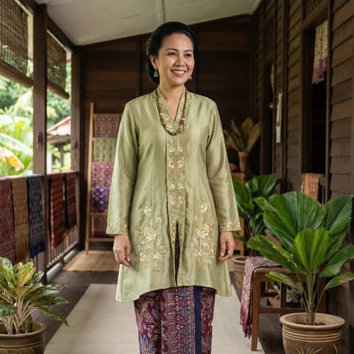 Elegant Baju Kurung: Malay Women’s Traditional Attire Elegant Baju Kurung: Malay Women’s Traditional Attire