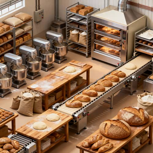 Isometric Design for a Bakery Production Plan Isometric Design for a Bakery Production Plan