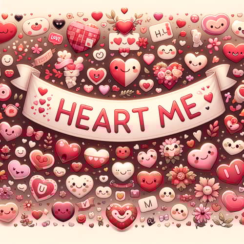 Romantic Valentine's Day Banner - Heart Me Celebration