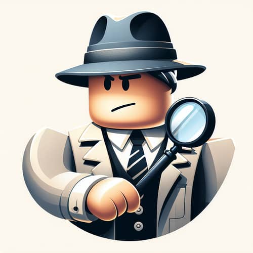 Cool Detective Profile Picture | Roblox Character Art