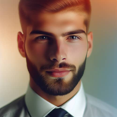 Confident Portrait of Stylish Man in Professional Attire