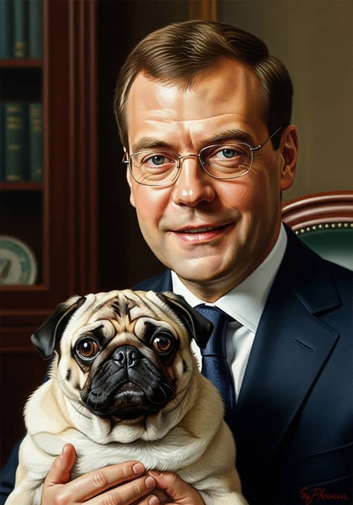 Dmitry Medvedev Pug: Adorable Companion