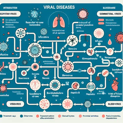 Illustrative Flowchart of Common Viral Diseases