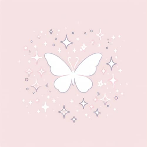 K-Pop Logo Design: Butterfly & Stars