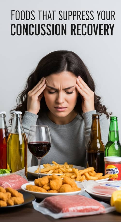 Foods That Hinder Concussion Recovery