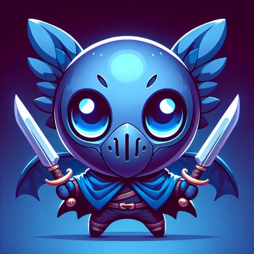 Powerful Meta Knight with Bat-like Wings and Piercing Eyes
