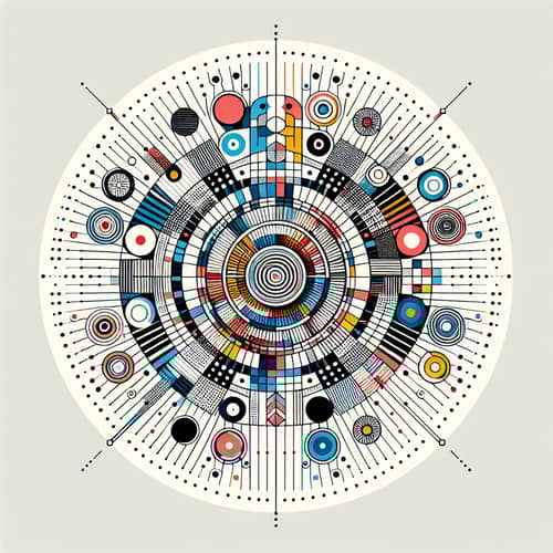 Minimalist Geometric Artwork: Balancing Harmony & Rhythm