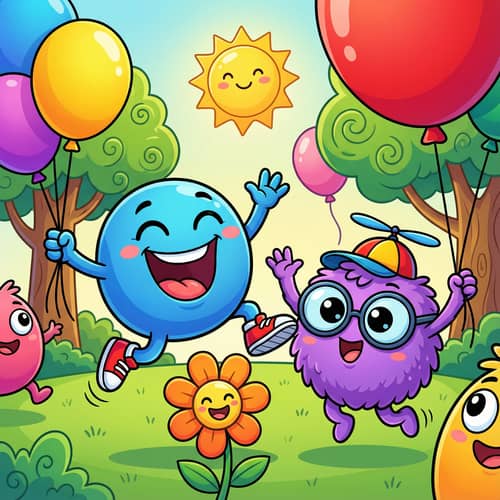 Vibrant Cartoon Illustrations for Animation Vibrant Cartoon Illustrations for Animation