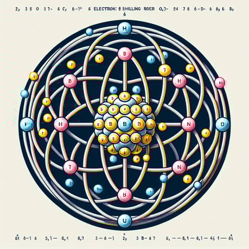 Boron Atom Structure in Rutherford Model with 6 Electrons