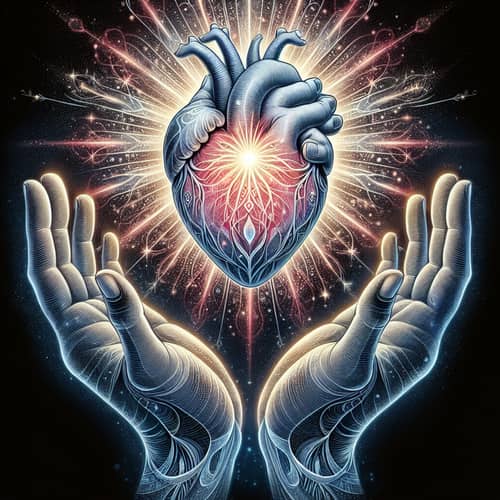 Radiant Heart Overflowing with Compassion and Love