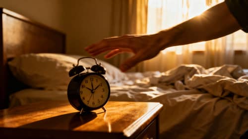 Morning Routine: Turning Off the Alarm Clock Morning Routine: Turning Off the Alarm Clock