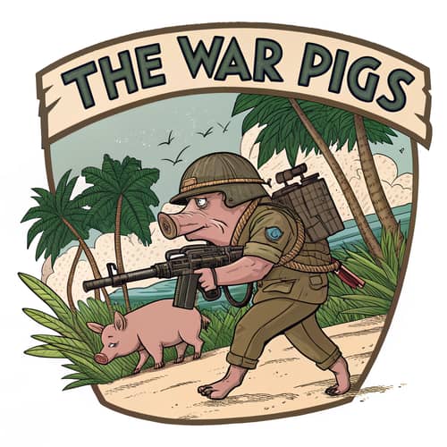 The War Pigs: WWII Marine Battalion Emblem
