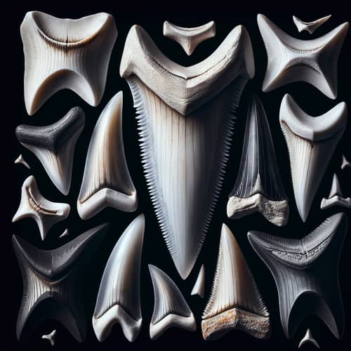 Shark Teeth Collection: Varied Shapes, Sizes & Species