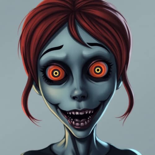Sally Face Halloween Art: Peering Eyes & Line Design