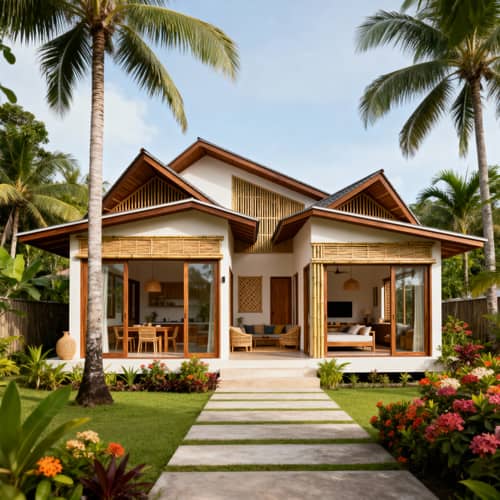 Asymmetrical 3-Bedroom Bungalow Design Asymmetrical 3-Bedroom Bungalow Design