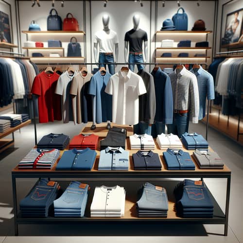 Fanroza: Stylish Clothing Collection in Red, Blue & White