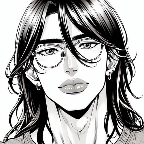 Anime Style East Asian Man Illustration