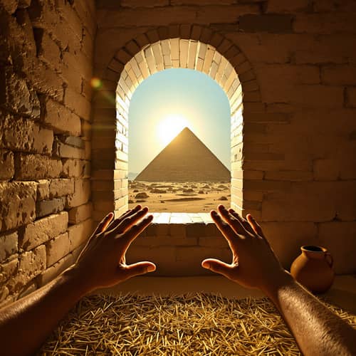Awakening Near the Great Pyramid of Giza