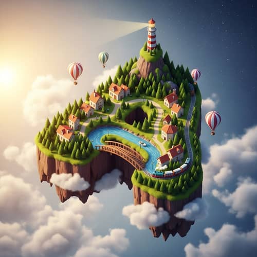Isometric Image Showcase - Creative Design