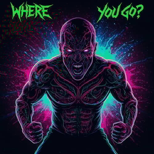 Hardcore Metal Album Cover - Where You Go?